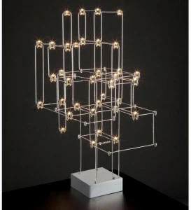 Quasar Никелевая настольная лампа Orion