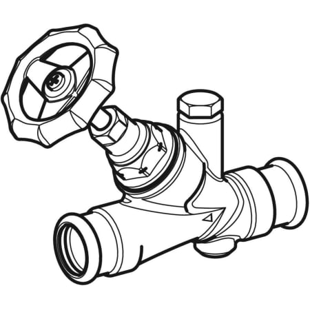94882 Запорный вентиль Geberit Mapress угловой Geberit  - Вид №1