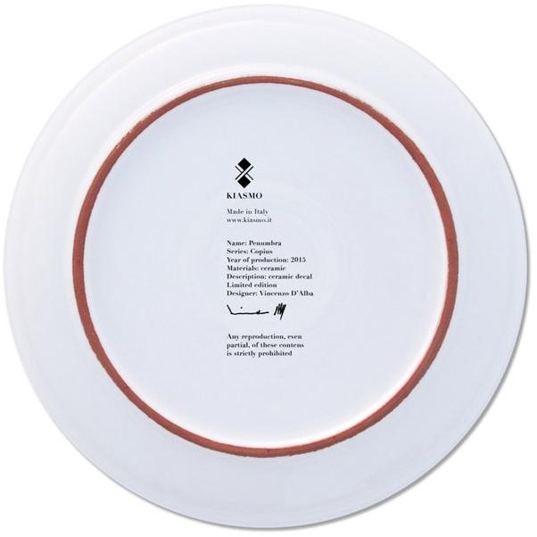 Kiasmo Керамическая тарелка Copius 2015kddcopp - Вид №2