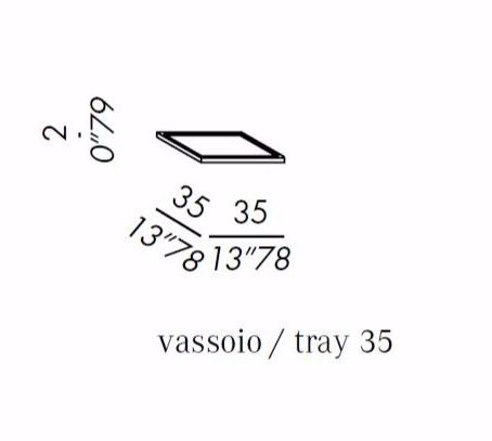 Meridiani Квадратный деревянный поднос sun-id-1457748 - Вид №5