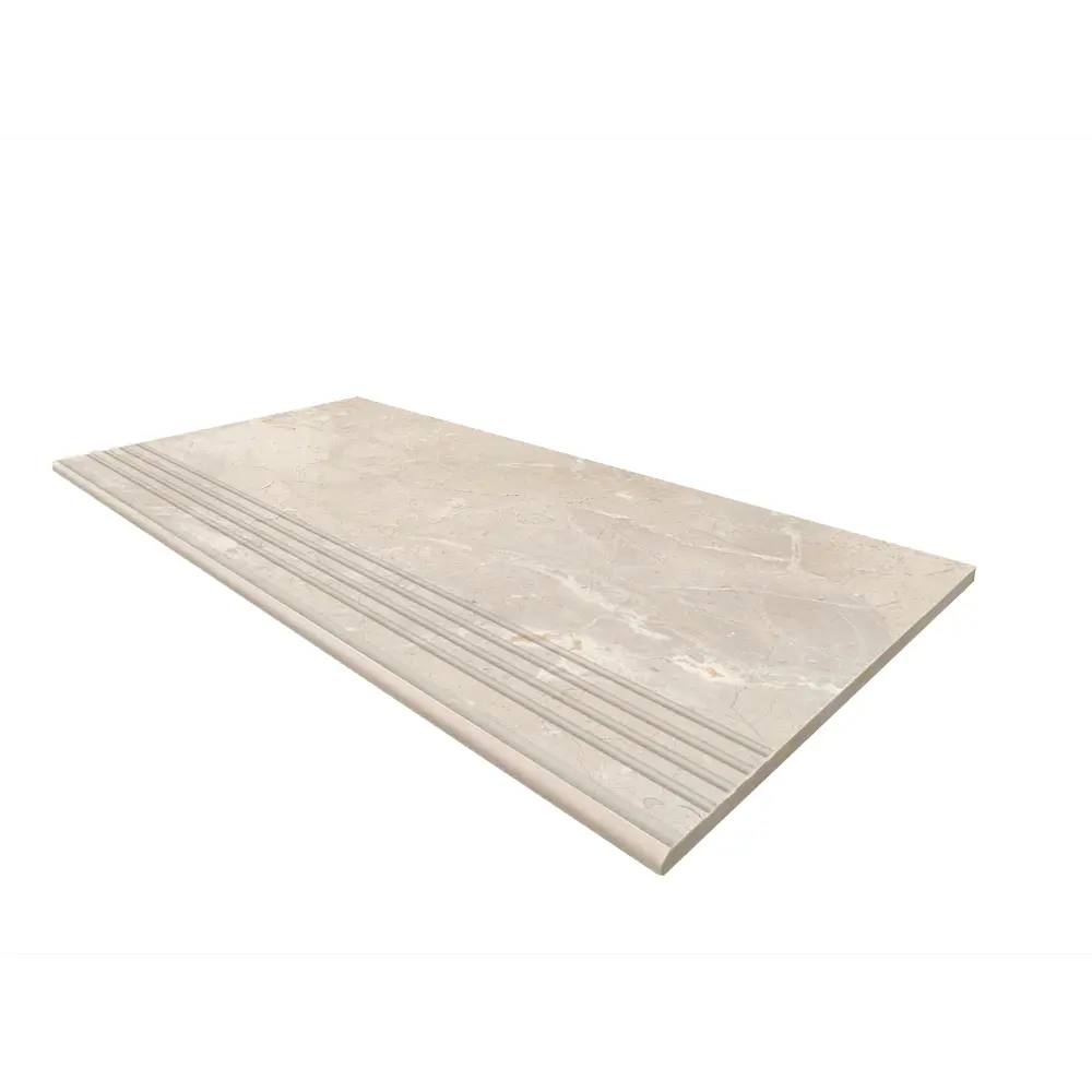 Ступень Grasaro Softmarble G-691-CR 29.4x60 см цвет бежевый 6 шт. 89368020 STLM-2072799 - Вид №1