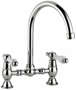 Rubinetteria Giulini Смеситель для кухни настольный с поворотным изливом Praga - praga crystal 7509p