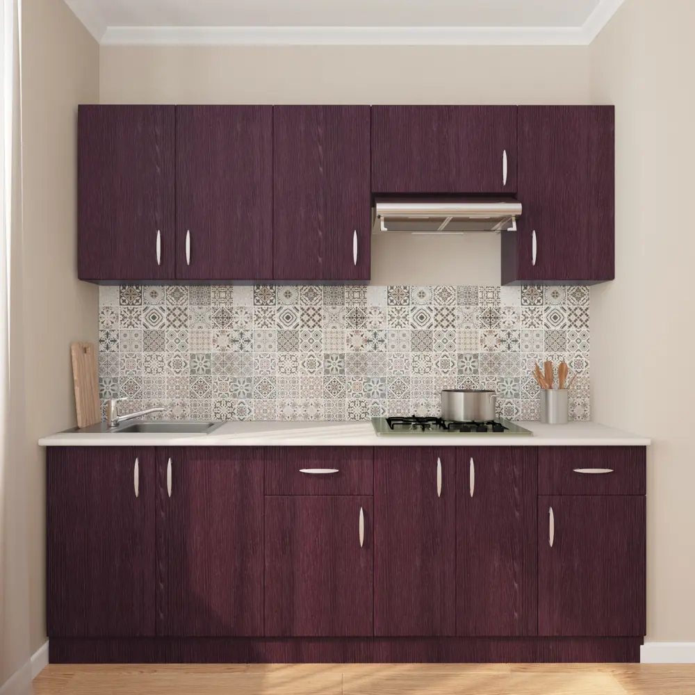Шкаф напольный Delinia «Бургун» 40x85.2х60 см, ЛДСП, цвет бургун 82600385 STLM-2121638 Santreyd - Вид №12