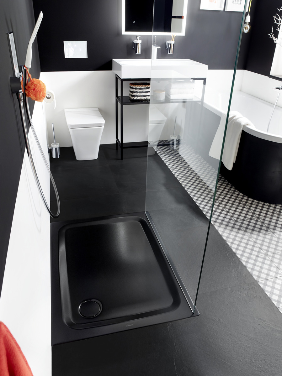 Душевой поддон KALDEWEI Сталь эмалированная 436-2 455 холодный серый 70 436-2455 - Вид №8