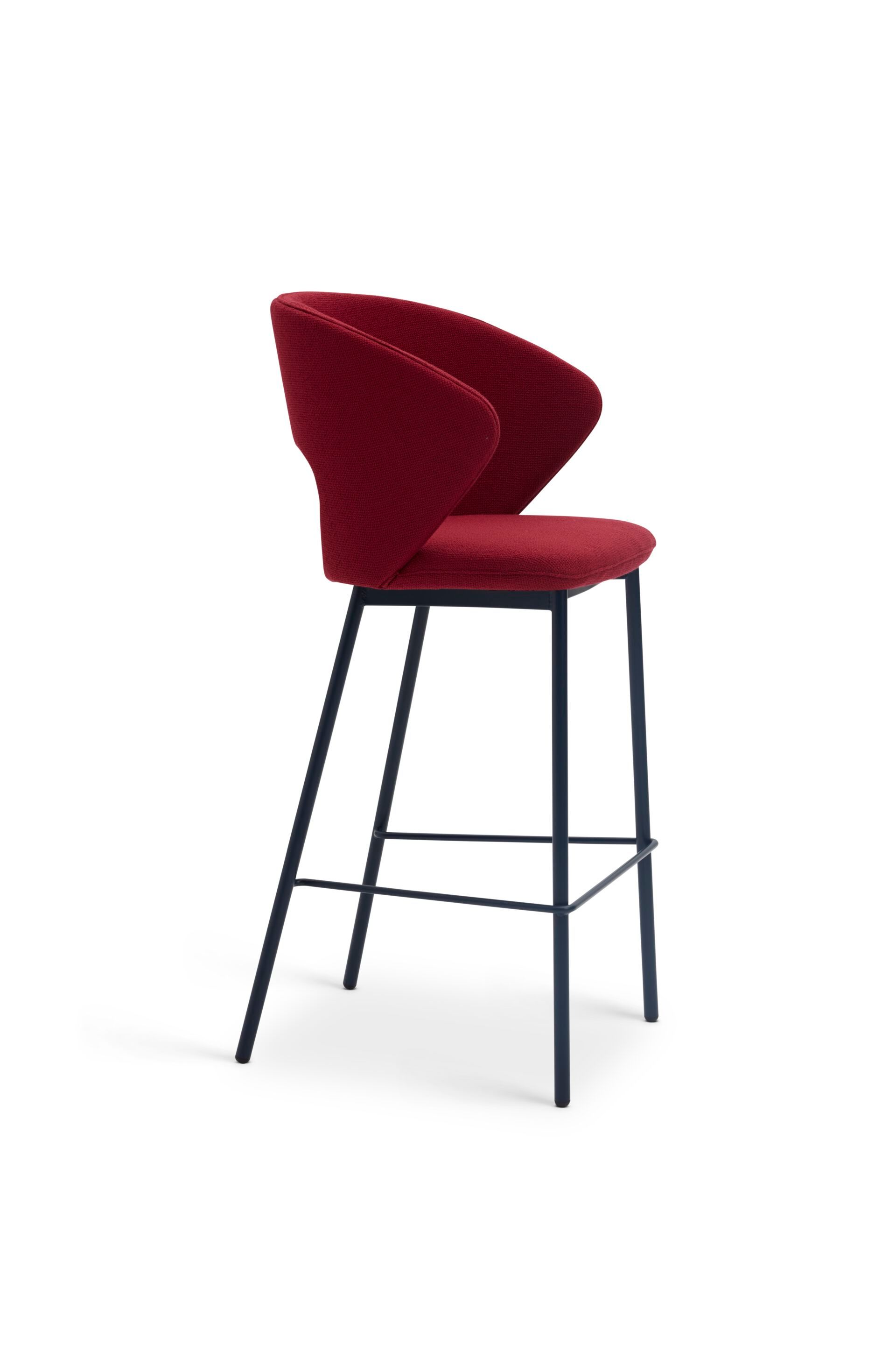 Высокий стул с тканевой подкладкой со спинкой Origins 1971 Fard ARCH-00120056 - Вид №5