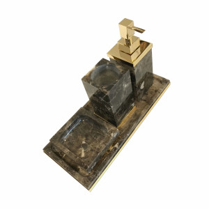 PA99EM 3SC Набор из 4 предметов Мыло, чашка, диспенсер, лоток Classico