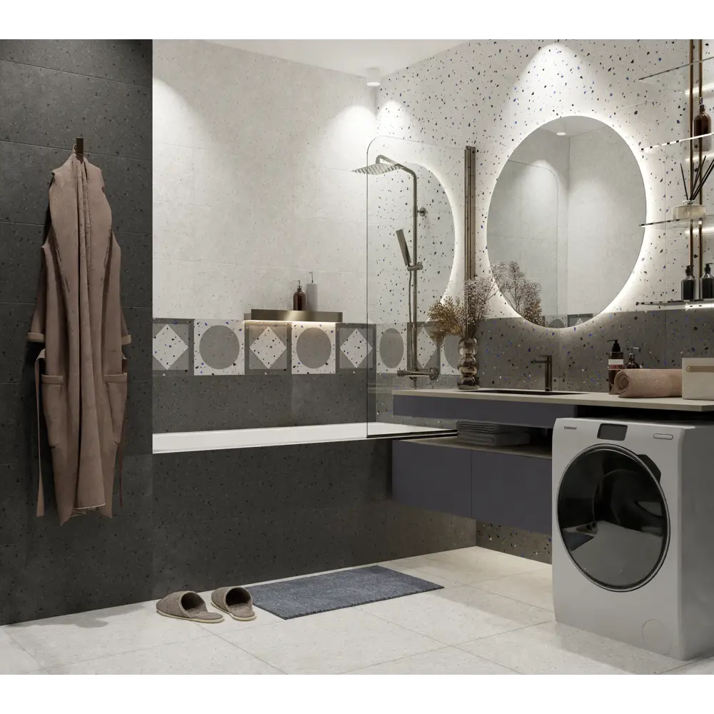 Керамин Салерно 7Д — настенная плитка терраццо для современного интерьера 89398683 STLM-1571793 - Вид №5