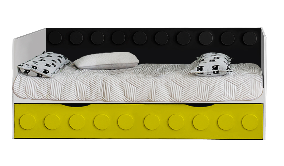 Подростковый диван-кровать с дополнительным спальным местом "Бэтмен" МАНДАРИН ЛЕГОЛЕНД 178724 Серый Santreyd  - Вид №1