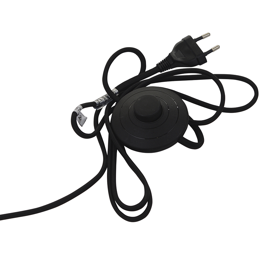 301865167011 Лампа напольная giraffe, 138 см, дуб, черное матовое основание Frandsen  - Вид №1