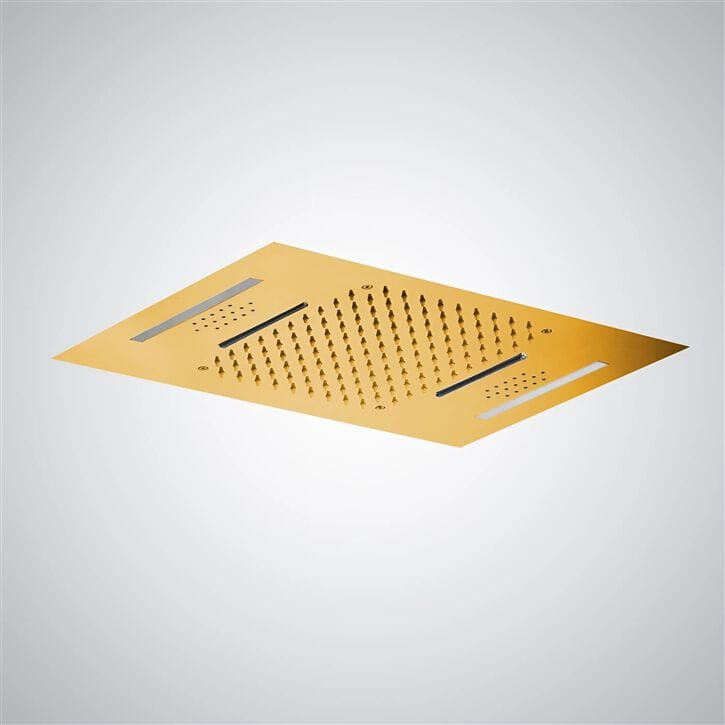 Светодиодная потолочная душевая головка из нержавеющей стали Fontana Showers Luxe Fontaine ARCH-00020047 - Вид №2