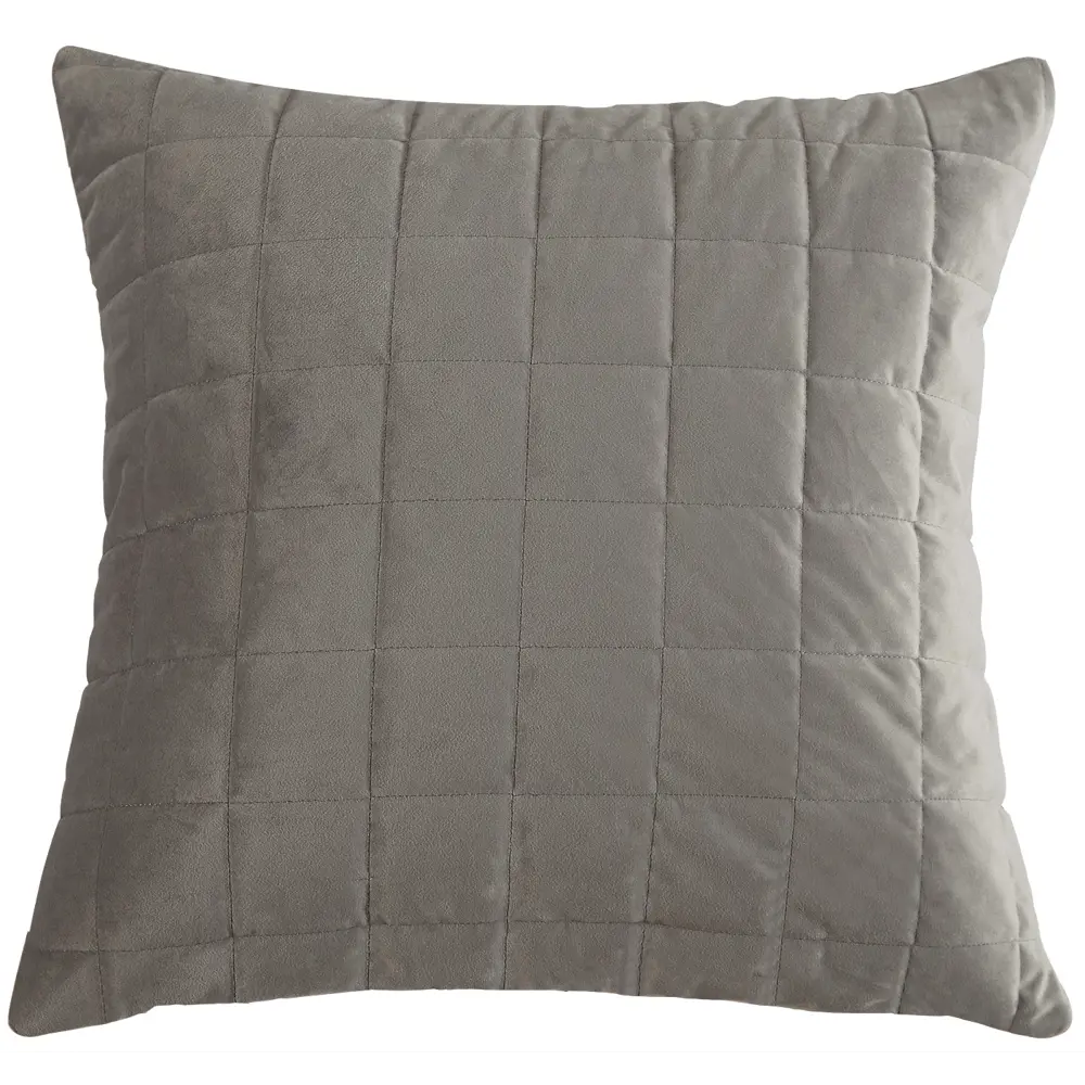 Декоративная подушка Inspire Etna 50×50 см в серо-коричневом вельвете 89334845 STLM-1339772