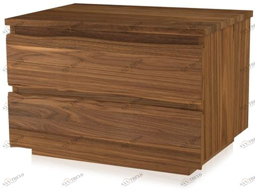 Arte Brotto Тумбочка из орехового дерева Leonardo L125n