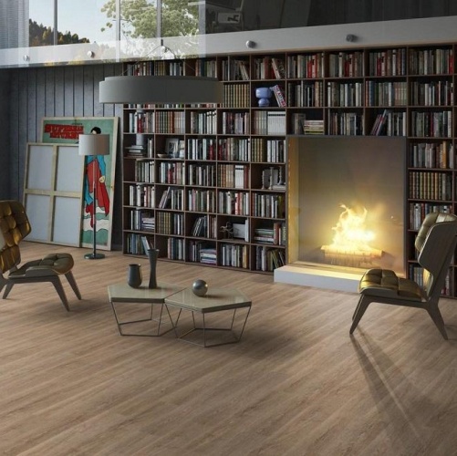 Виниловый ламинат Tarkett New Age Enigma Дуб с брашью (Текстурированная) 914,4х152,4/101,6 мм 1000901198 - Вид №4