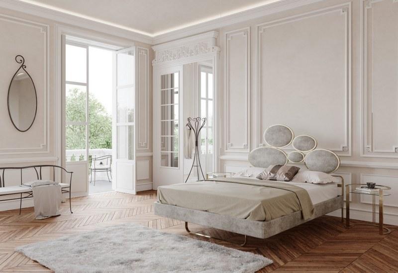 Barel Двуспальная кровать с мягким изголовьем sun-id-1348225 - Вид №1