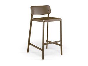 Алюминиевый штабелируемый высокий садовый стул