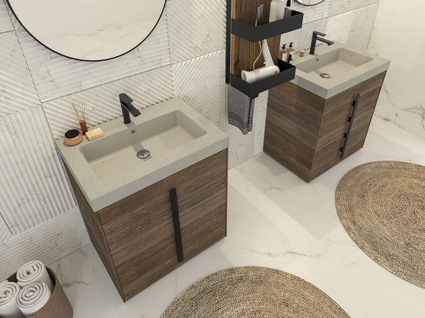 LEGNOBAGNO Двойная тумба под умывальник с ящиками Life sun-id-1377876 - Вид №2