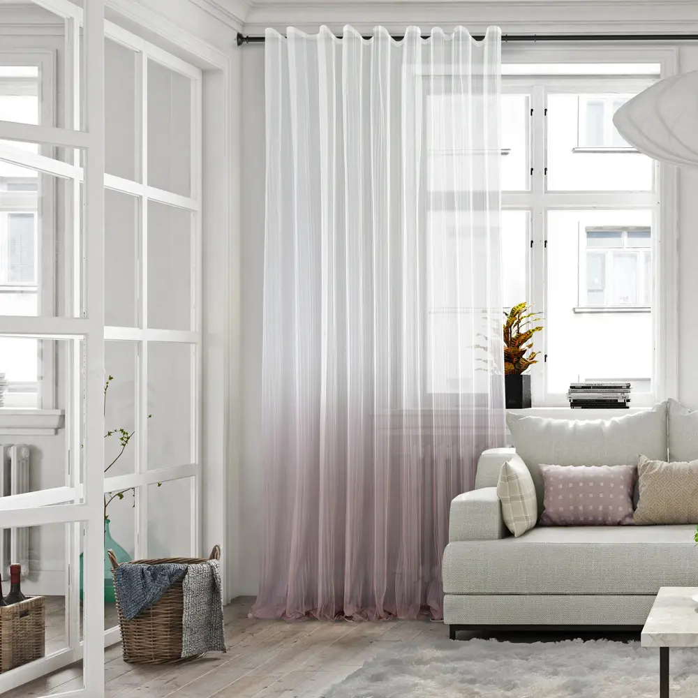 Тюль 1 м/п Plisse сетка 300 см цвет коричневый 85342210 STLM-2045129 AMAZONTEXTILE  - Вид №4