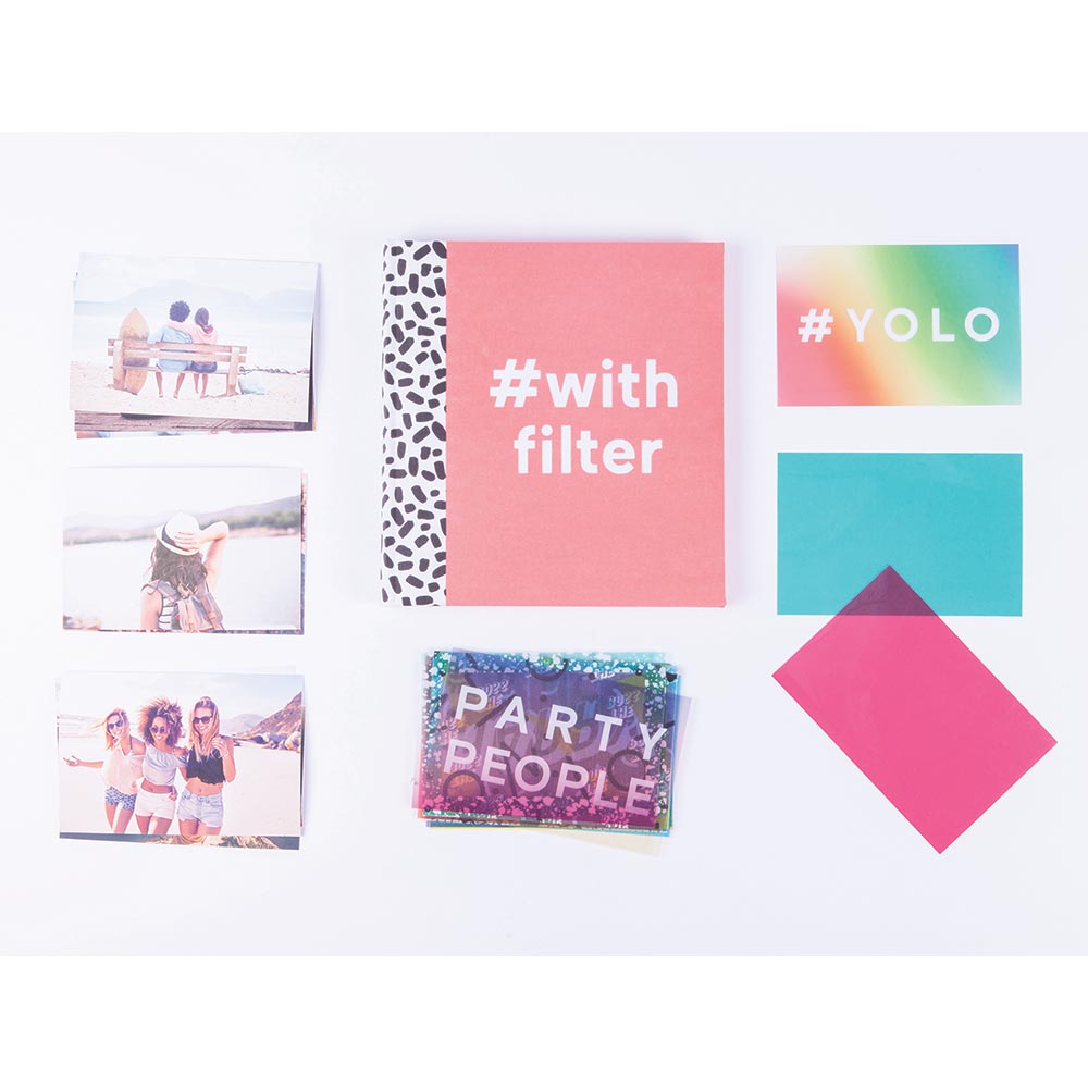 DYPHOTACO Фотоальбом с фильтрами коралловый Doiy 