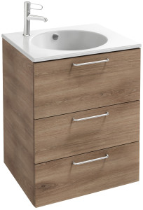 EB2530-R5-N18 Тумба под столешницу 60 см, 3 ящика, хромированная ручка JACOB DELAFON ODÉON RIVE GAUCHE