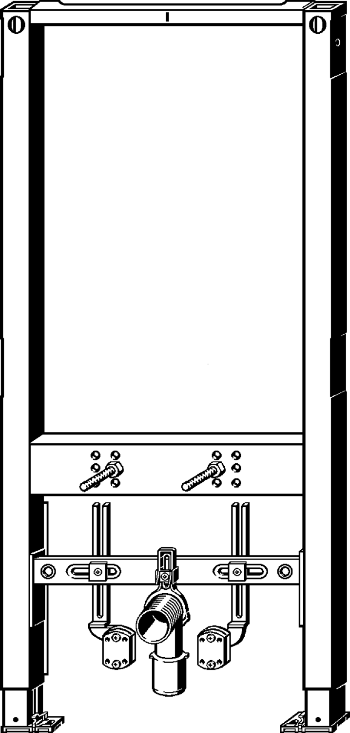 Viega Элемент для биде Prevista Dry 8568 (776442) 776 442 - Вид №1