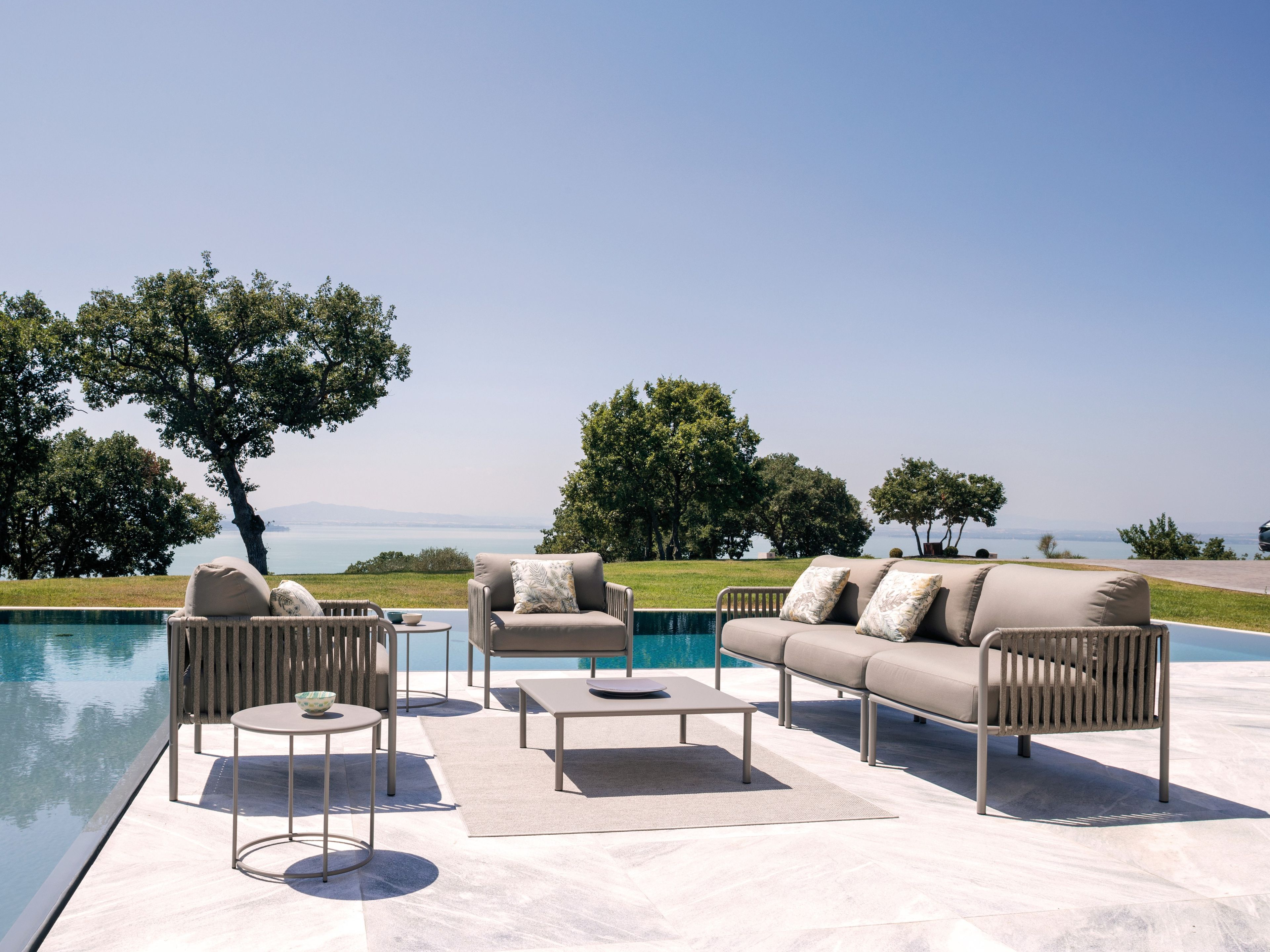 3-местный тканевый садовый диван Vermobil KEY WEST ARCH-00126814 - Вид №1