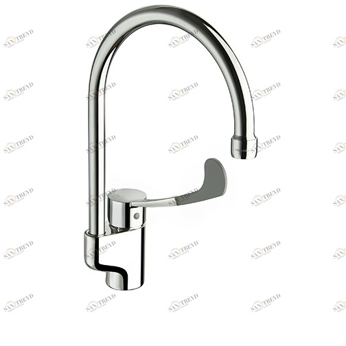 CRIKW522 Кухонный смеситель, однорычажный, с передним рычагом Cristina Rubinetterie 