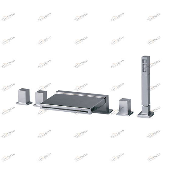 Смеситель для ванны на 5 отверстий ½“, монтаж на борт ванны JOERGER Acubo 621.50.100.000