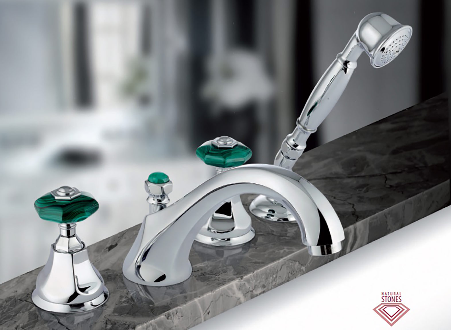 1947 ** 15C Одинарный кран с подключением для стиральной машины 3/4 ” Nicolazzi Series Teide Chic  - Вид №2