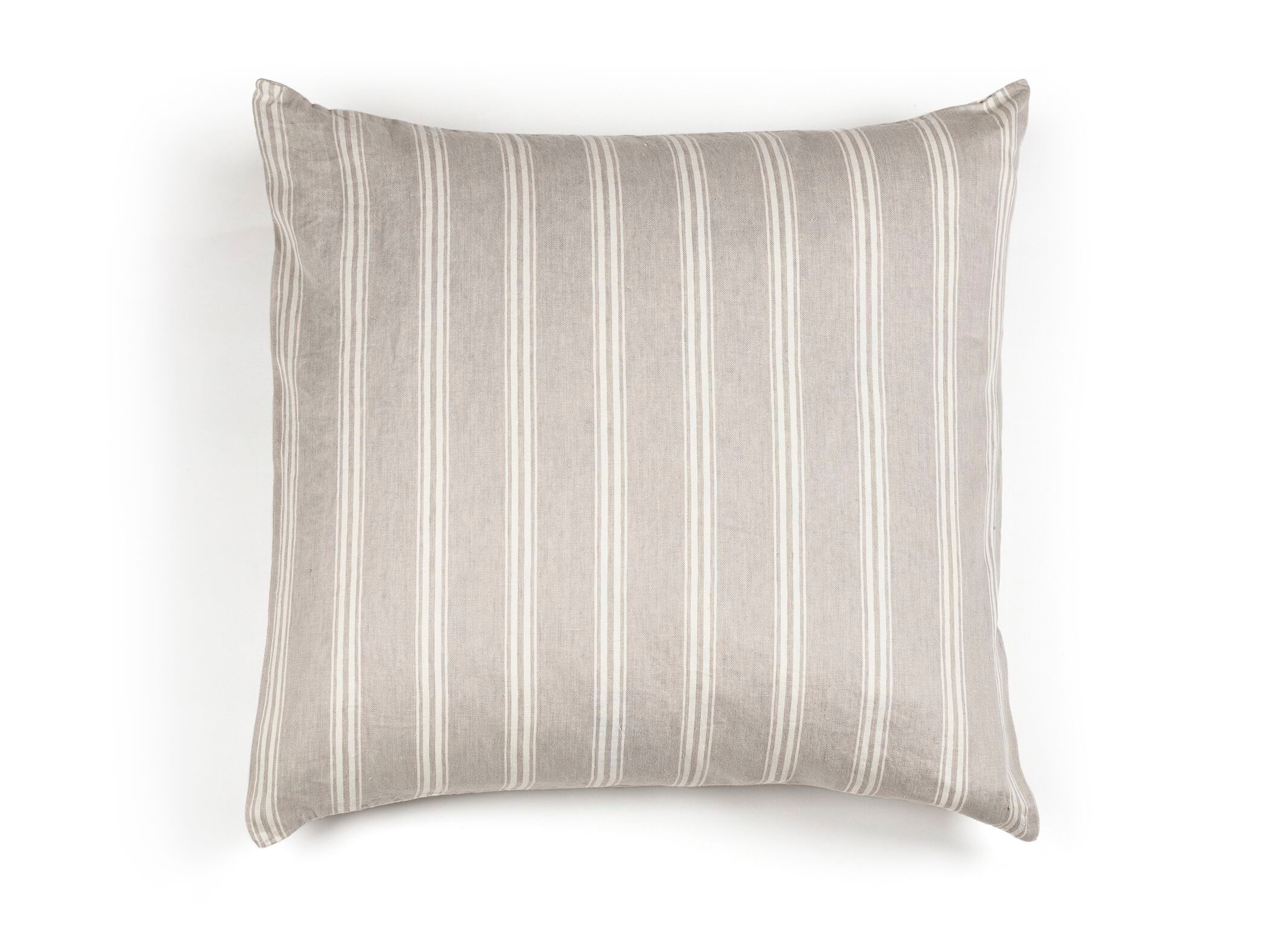 Льняная полосатая квадратная подушка Libeco Home Guest House Stripe ARCH-00094976