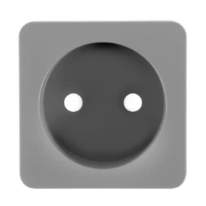 Накладка для розетки без заземления Lexman Cosy, цвет серый