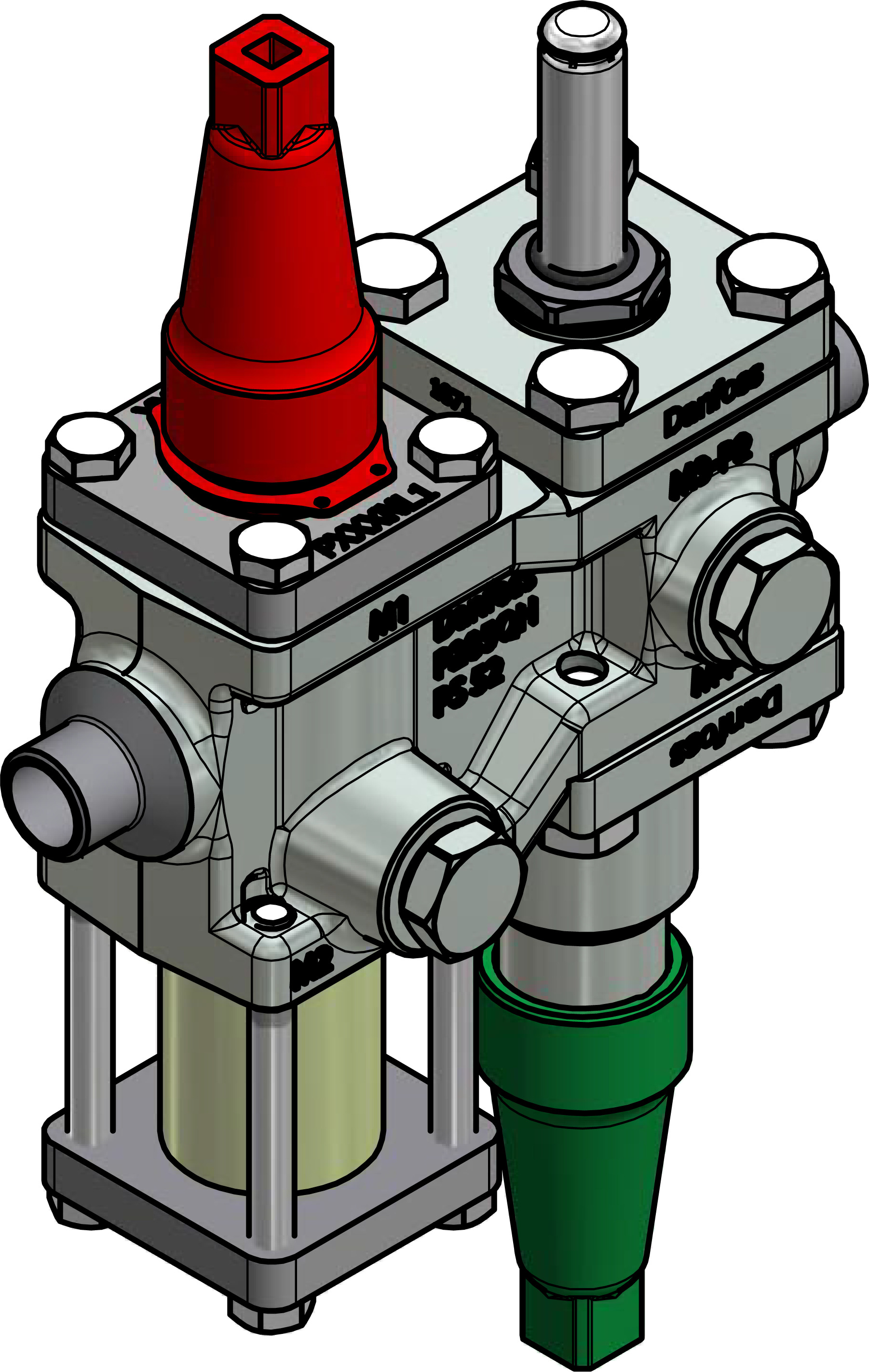 Danfoss ICF 15 — многофункциональные клапанные станции ICF 15-4-13 (22 SD) Клапан-регулятор уни 027L4582  - Вид №13