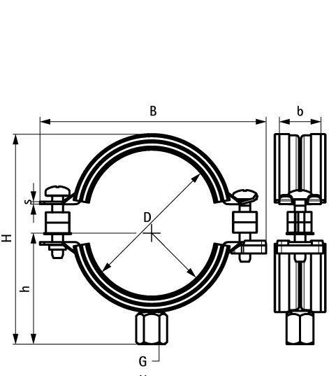 3188025 Bifix® 5000 G2 (BUP1000) для пластмассовых труб walraven  - Вид №1