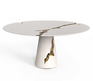 0-256 Белый обеденный стол Lapiaz Boca Do Lobo