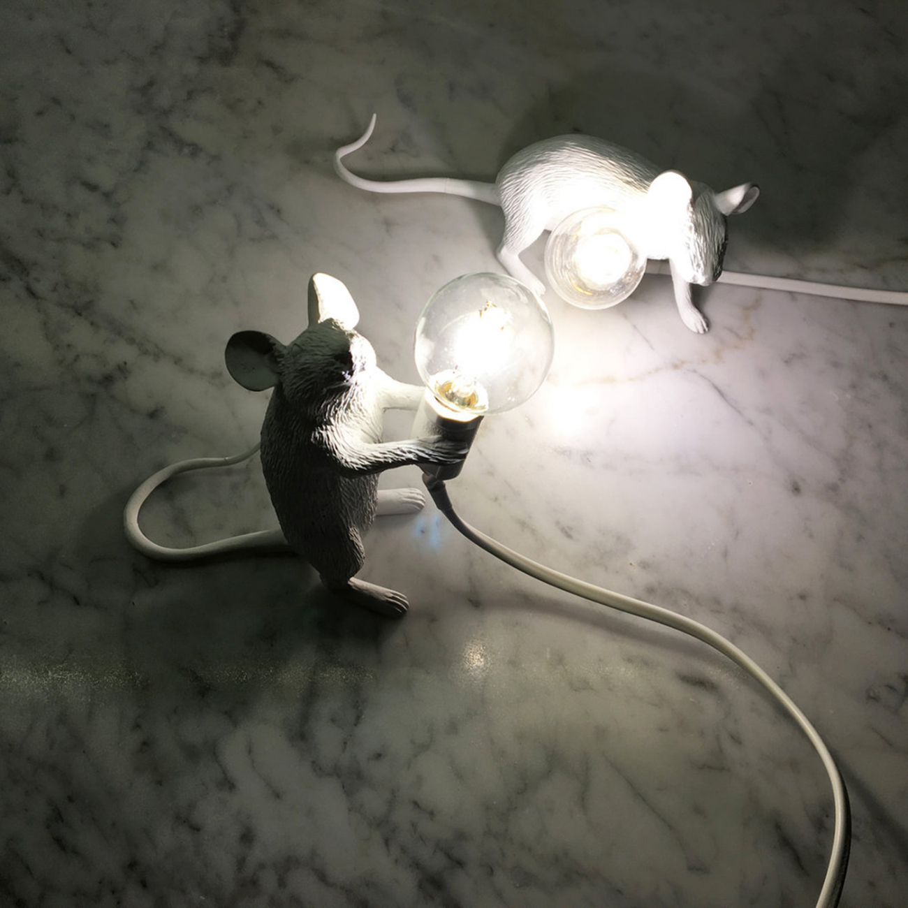 Настольная лампа 14884 от Seletti SELETTI ЖИВОТНЫЕ, МЫШЬ 244940 Белый  - Вид №8