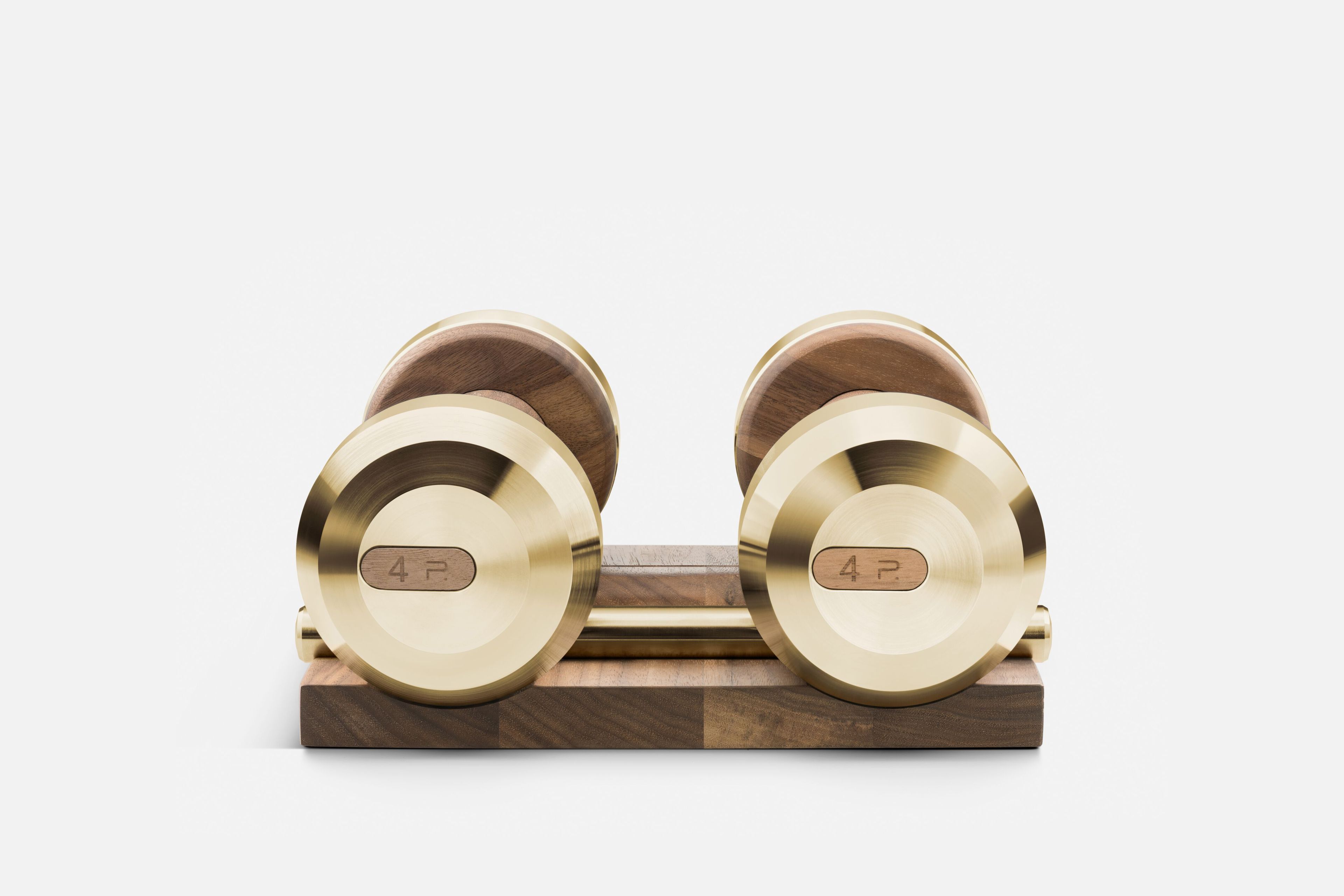 Пара гантелей из нержавеющей стали и дерева PENT Colmia ARCH-00025433 - Вид №1