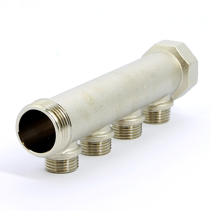 Коллектор НВ 1" никелированный ITAP 4 выхода 1/2"Н 38мм 45514 - Вид №3