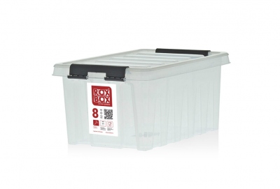 Контейнер с крышкой и клипсами Rox Box 8 (белый)