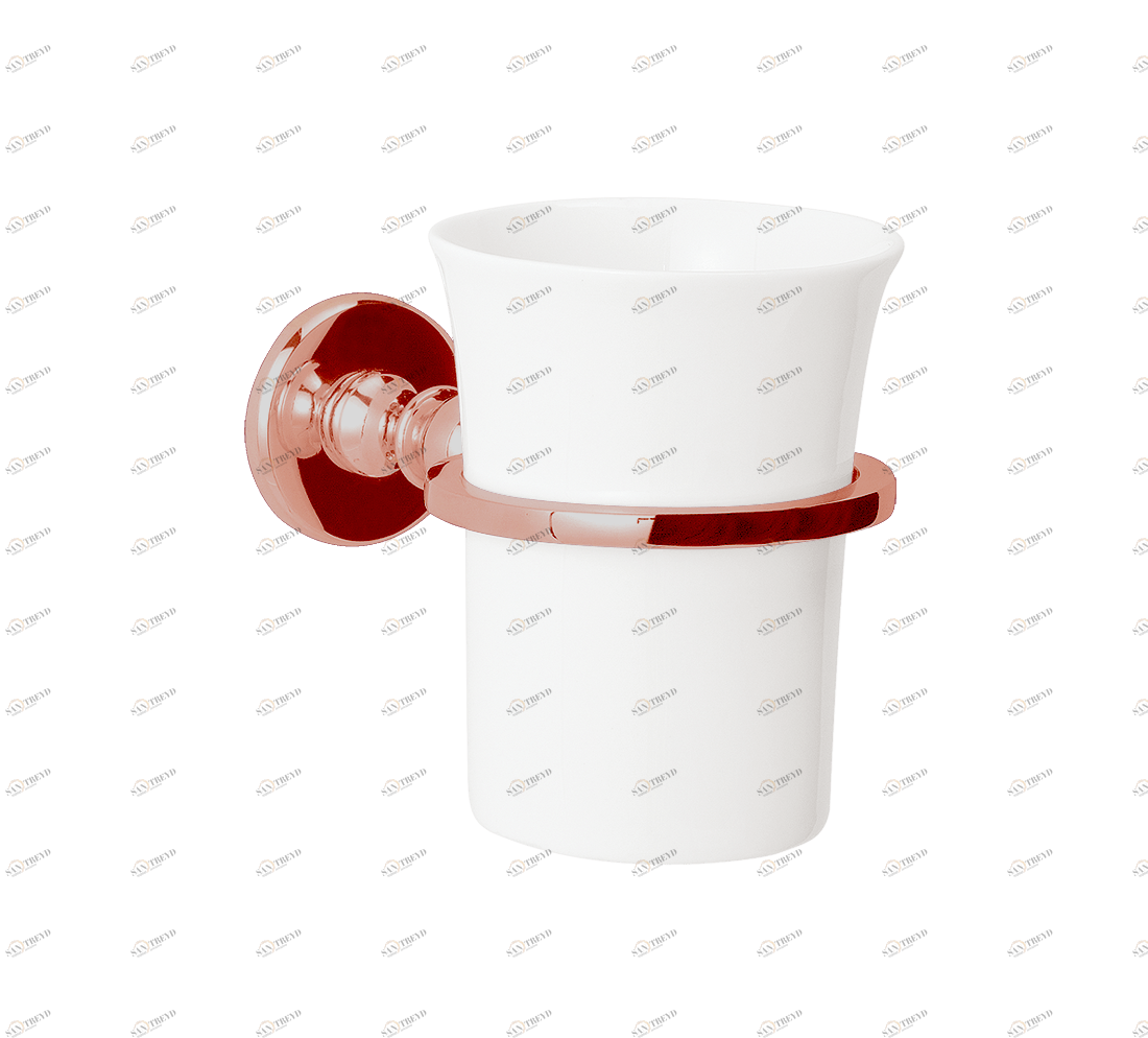 Gentry Home Керамический держатель стакана Queen Медь GH101285