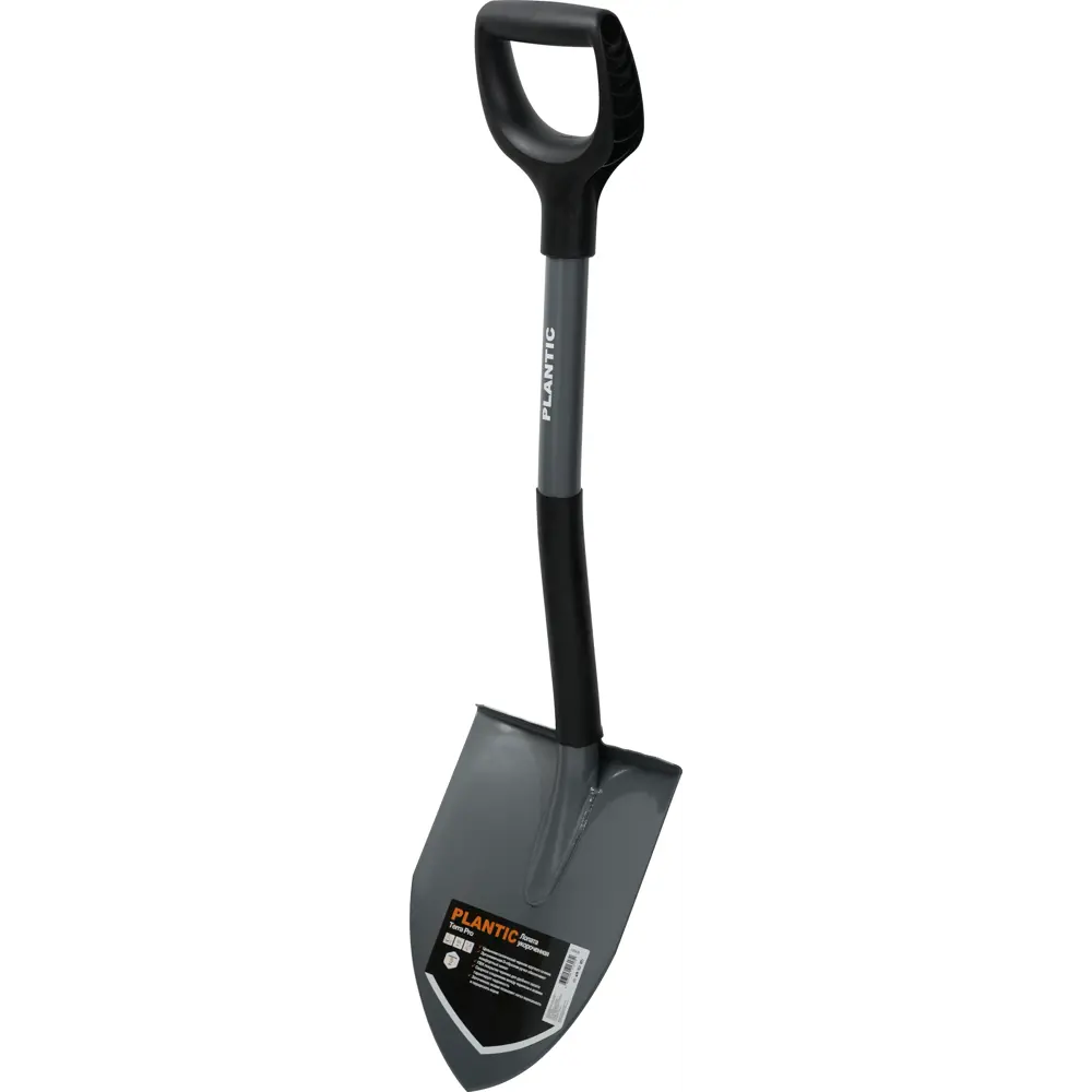 Лопата укороченная Plantic Terra Pro 81.5 см с черенком 89397885 STLM-1386036