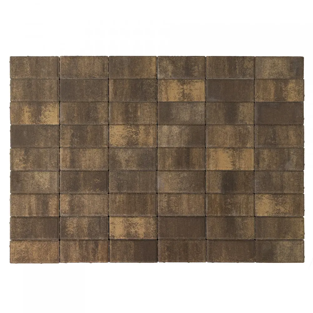 Плитка тротуарная BRAER прямоугольник 200x100 мм цвет Каштан толщина 60 мм STLM-2164365 - Вид №2