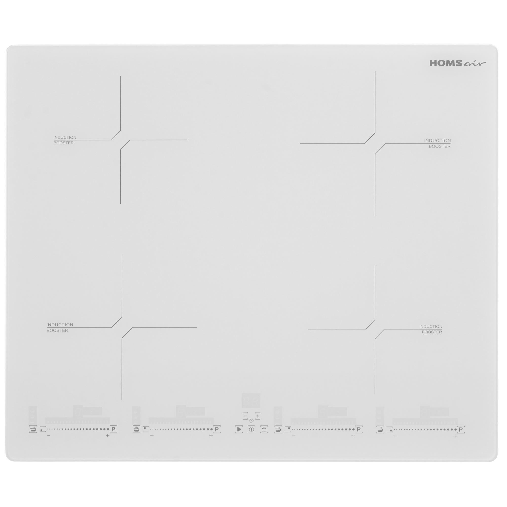 9968441 Индукционная варочная поверхность HOMSair HIC64SWH STDN-0104186