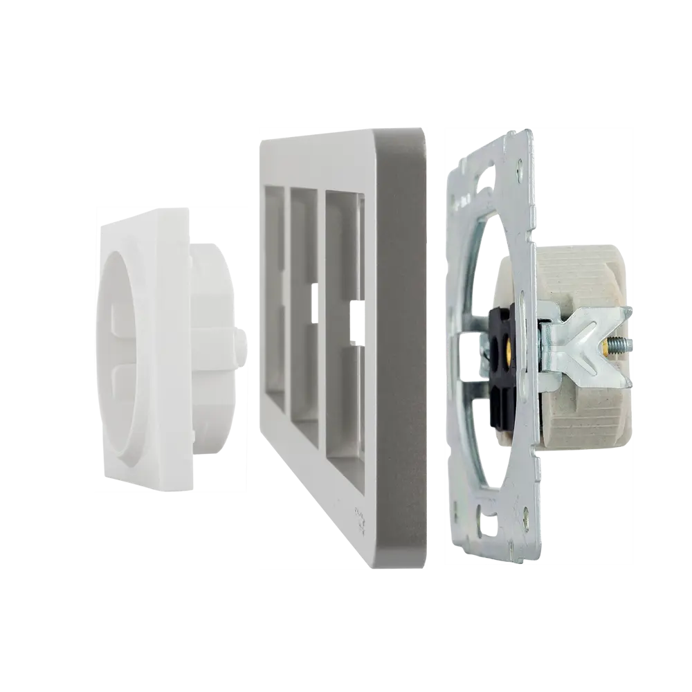 Рамка трехместная SYSTEME ELECTRIC W59 Deco платина для розеток и выключателей 82593337 STLM-0030830 - Вид №3