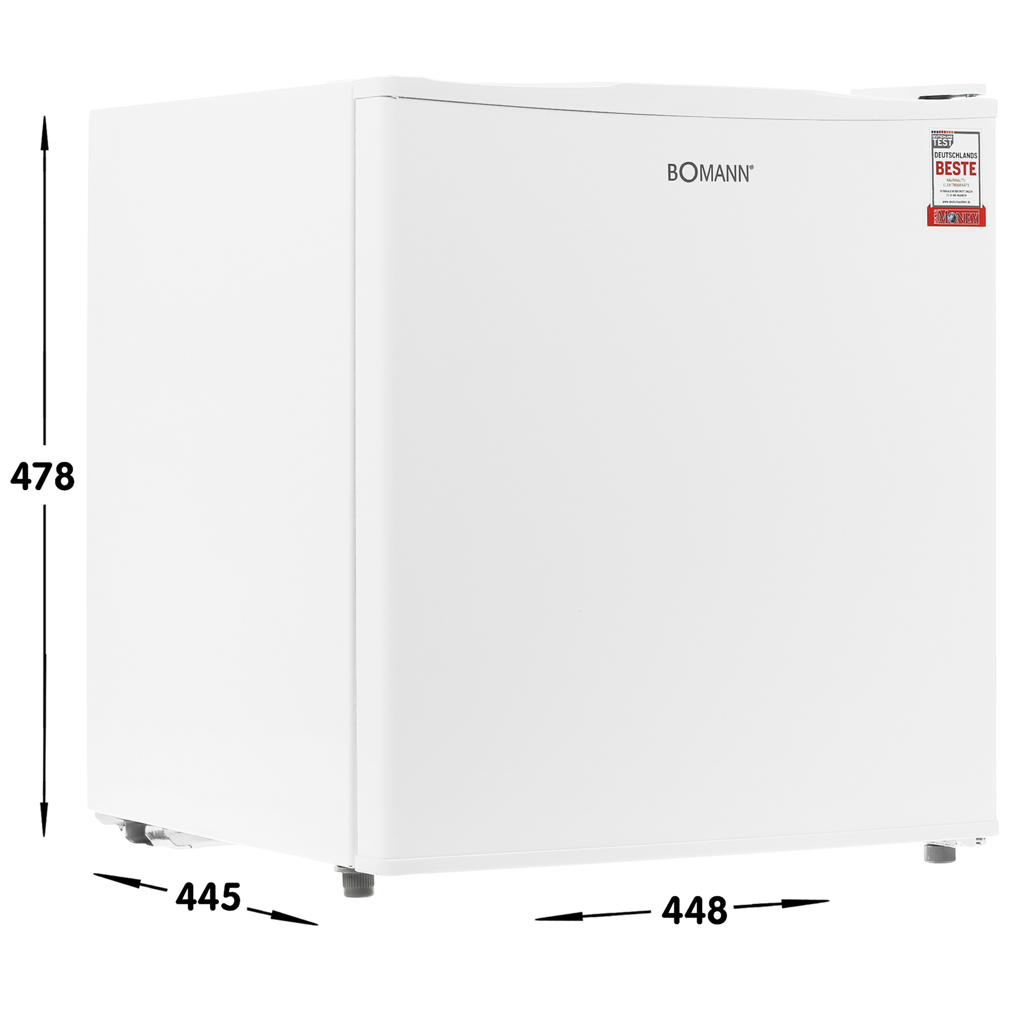 8176388 Холодильник компактный   Bomann KB 340 weis белый STDN-0096608 - Вид №6