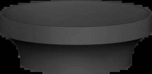 Умывальник 66601 511 Gessi Origini ХРУСТАЛЬНОЕ РАСТЕНИЕ МАТОВО -ЧЕРНОГО ЦВЕТА