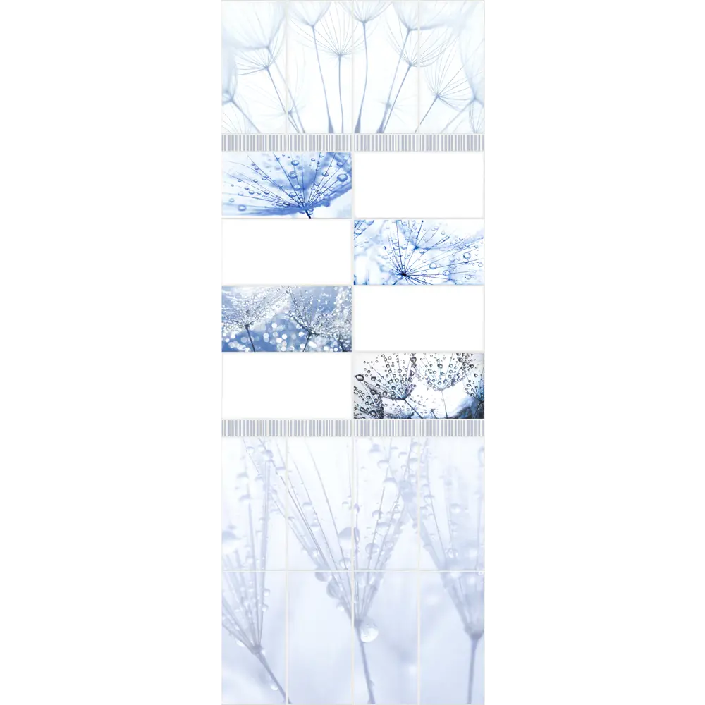 Комплект панелей ПВХ Фант роса 8 мм 2700x250 мм 2 7 м² 4 шт VOX STLM-2007040