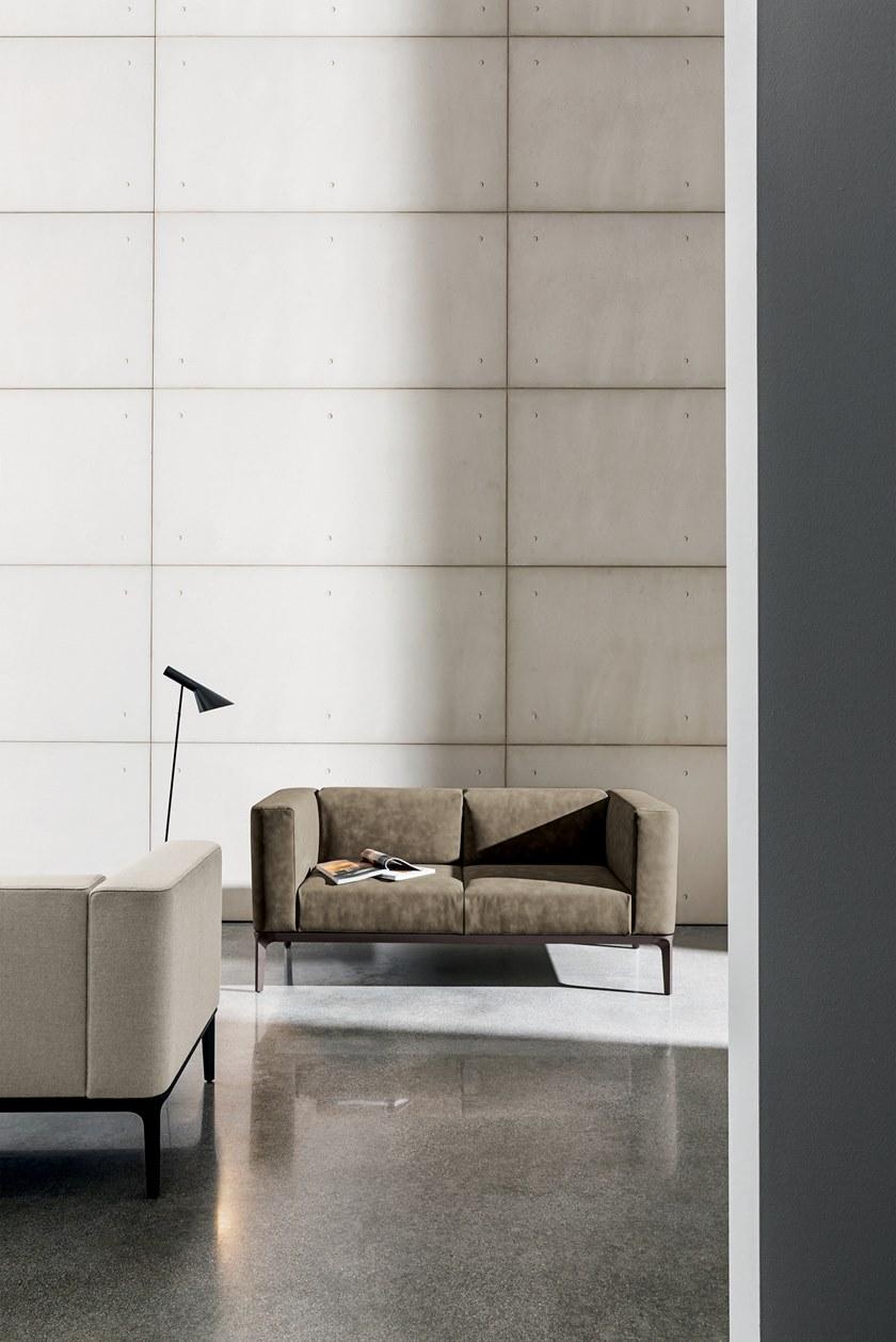 Sovet italia 2-х местный модульный кожаный диван Slim sun-id-1423366 - Вид №4