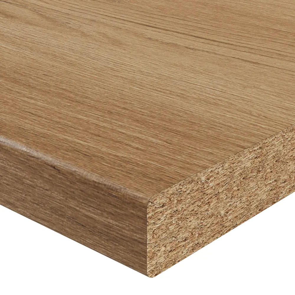 Столешница кухонная Slotex Верея 240x60x3.8 см ДСП цвет золотистое дерево DELINIA ДСП Постформинг STLM-2142067 - Вид №3