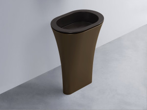 AMLA65-LV+AMPILO-LV+AMCOLO-CA Раковина Amedeo Ovale отдельностоящая cielo Enjoy + Amedeo