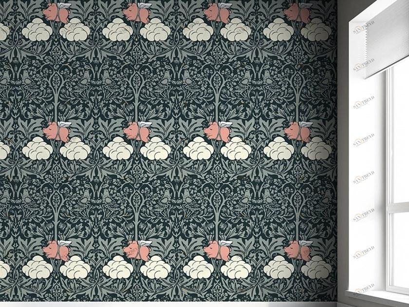 Mineheart Обои на флизелиновой основе с рисунком  Wal/155 - 162 