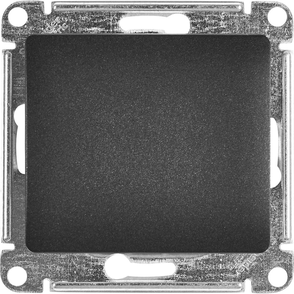 Schneider Electric Glossa — выключатель скрытого монтажа на 1 клавишу, антрацит 87677578 STLM-0074813 - Вид №1